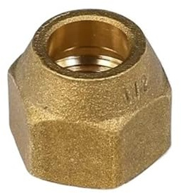 Messing Geschmiedet 7/16-17/16 UNF Sechskantmutter 45 Grad 1/4 3/8 1/2 3/4 Zoll Flare Pipe Fitting Adapter Klimaanlage(7.92mm 5l16 SAE 21g,1 pc)