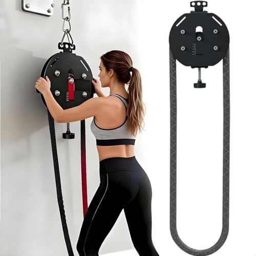 Entrenador de cuerda con sistema de polea, longitud de 4 metros, resistencia máxima de 30 kg, capacidad de 150 kg para ejercicios de coordinación corporal