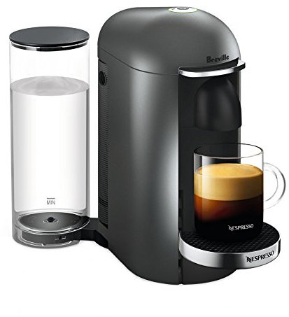 Nespresso Vertuo Plus Coffee and Espresso Maker by Breville, Grey