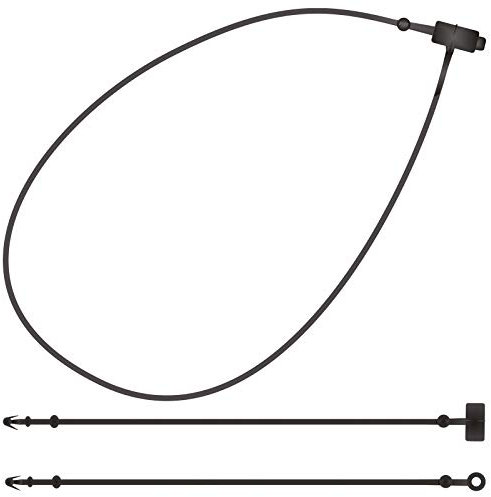5.000 Sicherheitsfäden LOOP PINS schwarz - Länge wählbar 75mm / 125mm / 225mm (225mm (9))