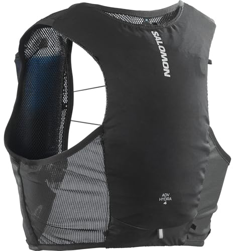 Salomon hydreringsväst, 2 mjuka flaskor 500 ml ingår, ADV Hydra väst Svart XS