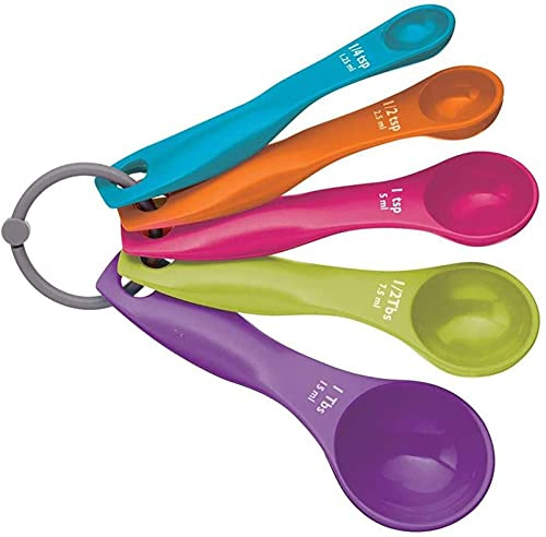 Anawakia Lot de cuillères doseuses multicolores - Idéal pour la pâtisserie et la cuisine