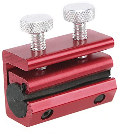 Herramienta Lubricadora, Engrasador de Doble Cable para Motocicleta, Herramienta Lubricadora, Accesorios de Aluminio, Modificación de Goma para la Herramienta ATV(rojo)