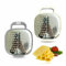 Cheese Grater with Container Multi Purpose Food and Vegetable Chopper Grinder Stainless Steel Blade Graters for Kitchen Perfect for Hard and Soft Cheeses Ginger Egg (Pack of 1) (Assorted Colour)