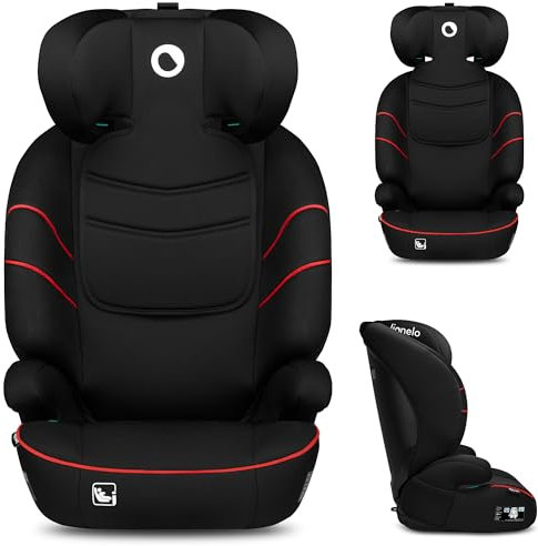 Lionelo Lars i-Size Seggiolino Auto con l'ultima Norma i-Size R129 per bambini (100-150cm/4-12 anni) Protezioni laterali, Poggiatesta regolabile, Leggero e facile installare, Opzione Solo rialzo auto