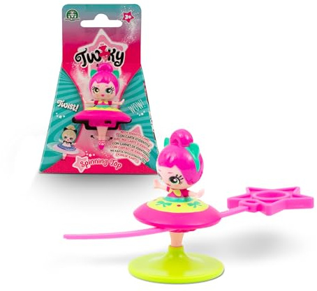 famosa Twiky Ballerina Kreisel, 6 cm, mit Spinner zum Drehen, Verschiedene Modelle