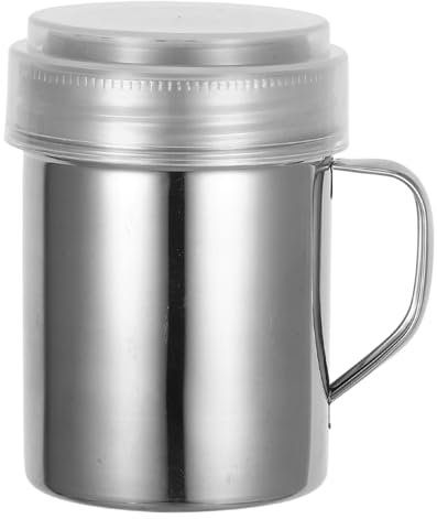 Ciieeo Shaker in Acciaio Inox Per Polvere e Zucchero Barattolo Per Condimenti Da Cucina Con Distributore Di Matcha Caffè e Cacao
