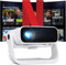 Videoprojecteur 2025 avec App Intégrée - Wielio Android TV Projecteur Portable Full HD 1080P,Retroprojecteur Supporté 4K WiFi Bluetooth, Auto Keystone & 4P,Compatible avec iOS Android HDMI