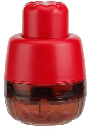 Dénoyauteurs de Cerise et Olives, Multi Dénoyauteur pour Cerises Retrait de Graines à Pression Facile avec 7 Dénoyauteurs Appareil de Cuisine pour La Séparation Propre de La Chair et du Noyau.