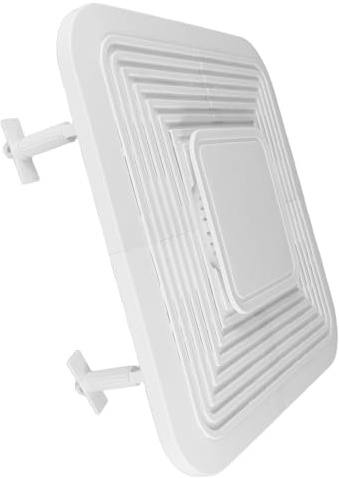 Healeved Deflector de Plástico Blanco para Distribución Uniforme de Aire Cuadrado Aire Acondicionado Central para Oficinas y Ambientes Concurridos