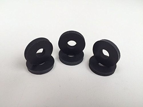 100 rondelle in gomma M6, 18 x 6 x 3 mm