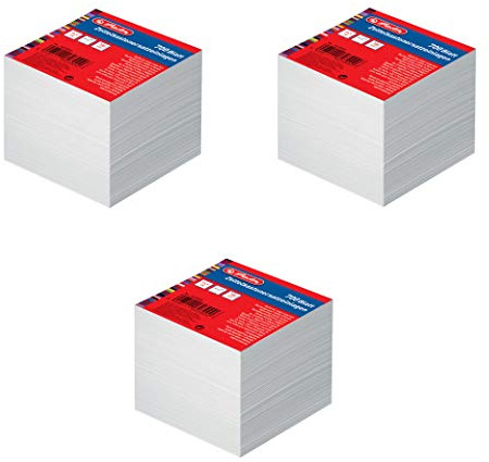 Herlitz 1603000 Zettelkastenersatzeinlage (9 x 9 cm, 700 Blatt, 3x Weiß)