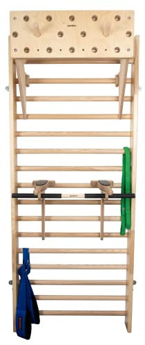 Pedalo® Sprossenwand Set I Dip-Bügel I Klimmzug I Kletter-Trainingsboard I Squats I Physiotherapie I Fitness
