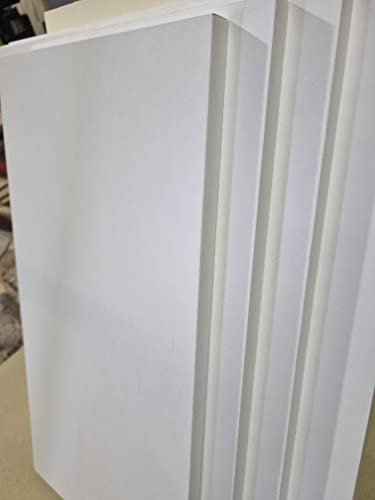 White Melamine Faced CHIPBOARD 15mm 1200 x 533mm