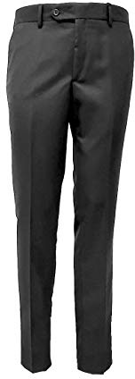 Pantalone Classico Uomo Lana Vigogna Made In Italy Tasca America 46 a 62 art2248 taglia 54 colore grigio medio