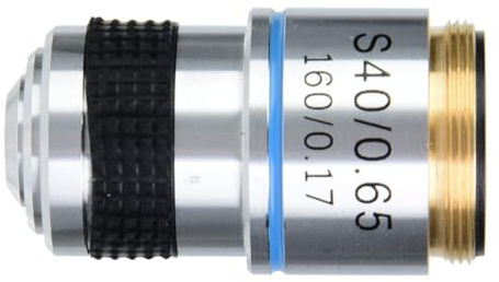40X 185 Obiettivi Acromatici Objectif Microscopio 40 0,65 160 0,17 SP Lenti Eliminano i Riflessi Indesiderati per il Microscopio Biologico