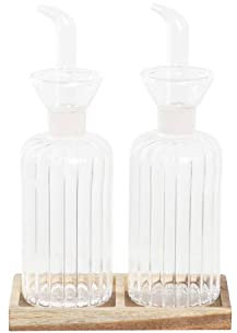 DKD Home Decor Set de aceitera y vinagrera, Estándar