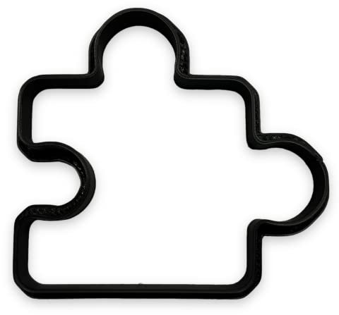 Puzzle Piece Cookie Cutter with Easy to Push Design (3.5 inch)