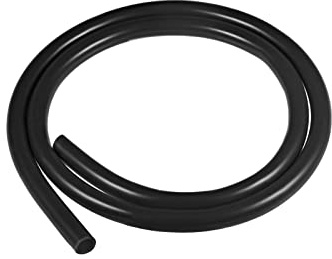 DMiotech 3/8(9mm) ID 1/2(12mm) AD 6.6Ft Silikon Rohr Schwarz Industriell Silikon Schläuche für Wasser Luft Pumpe