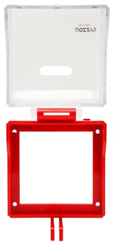 Emergency Stop Switch Cover Transparent LOTO Push Button Switch Protector for Electrical Equipments with PC Material Design