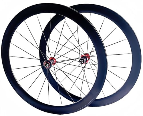 ITETONE 50 mm Rennrad V/C/Felgenbremse gerader Zug Windbreaker Xieda flacher Lenker 700C Radsatz, unterstützt äußere Reifengröße 23C-25C-28C
