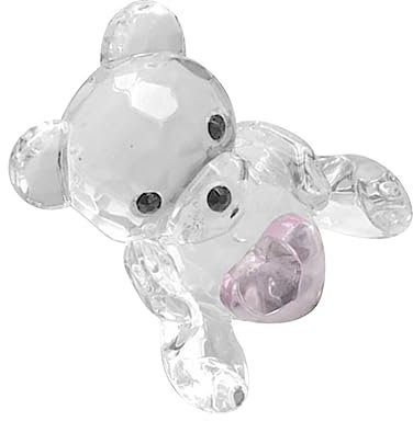 ORFOFE Kristall Bärenornament Tischschmuck Aus Kristall Desktop Dekoration Geschenkornament Für Schlafzimmer Und Wohnzimmer