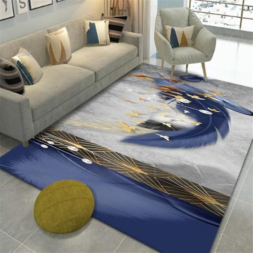 Kunsen 160X230CM Flokati Teppich Moderne, minimalistische Wohnzimmerdekoration, langlebiger und schmutzabweisender Kurzflor-Teppich Schlafzimmer Mehrfarbig Haushaltsteppich Matten & Teppiche