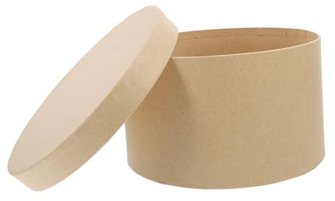 Hoement Geschenkbox Mit Deckel Runde Papierbox Für Schmuck Aufbewahrung Und Süßigkeiten Verpackung