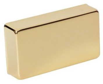 DECOMELODY Goldene Humbucker Abdeckung für E-Gitarre aus Langlebigem Kupfer mit Legierungsbeschichtung Geschlossene Tonabnehmerabdeckung für Elektrisches Gitarrenzubehör
