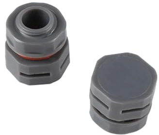 Waterproof Air Vent Valve Waterproof Vent Plug Screw Automatic Exhaust Breather Valve M5 M6 M8 M10 M12 M16 M24 M40 IP67 Nylon Breathable Pressure(Black,M20x1.5,10pcs)