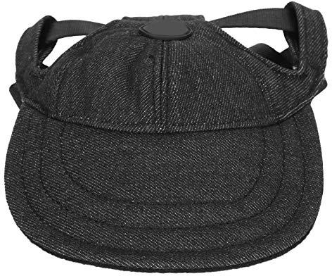 Hunde-Baseballmütze, atmungsaktiv, Sonnenschutz, verstellbar, leicht, Schirmmütze für kleine, mittelgroße und große Hunde, Outdoor-Aktivitäten, Polyester-Mischgewebe aus (S)