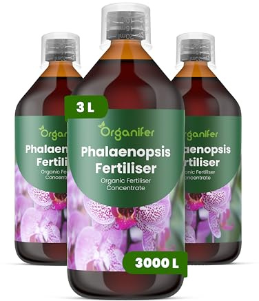 Engrais Liquide Pour Phalaenopsis 3L – Engrais Organique Pour Floraison Luxuriante Et Feuillage Sain – Stimule Racines Et Croissance – Organifer