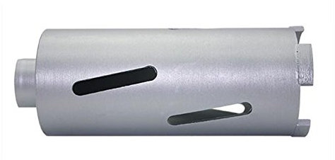 Mexco DCX90 Slotted Dry Core Drill, High-Performance Diamond Core for Drilling Masonry Materials - 82mm