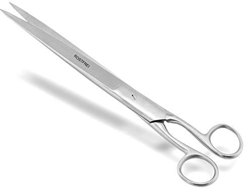 Papierschere Tapezierschere Bastelschere Universal Büroschere Spitz Edelstahl Rostfrei (25 cm)