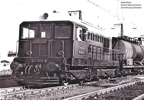 Piko 55910 Expert+ DR BR107 Diesel Locomotive IV (DCC-Sound)
