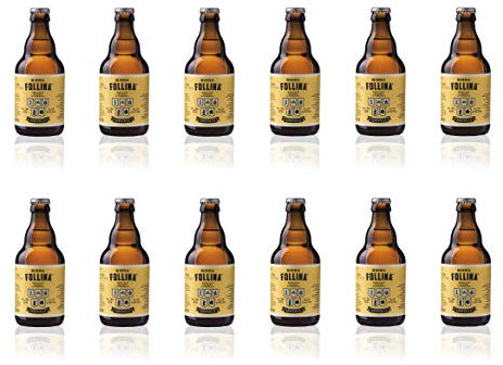 Birra Follina - Sanavalle - Birra Artigianale Belgian Amber Ale non filtrata e non pastorizzata - 33cl - Gradazione Alcolica 6.0% - Prodotta in Italia (12)