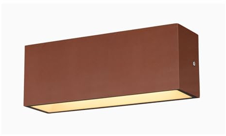 SLV SITRA L WL UP/DOWN, LED Outdoor Wandaufbauleuchte, rost farbend, CCT switch 3000/4000K