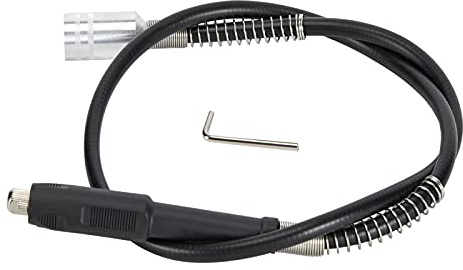 Tumez Electric Grinding Flexible Shaft Adapter Attachment, Long Flexible Drill Extension Cable Chuck, Universal Drive Flex Shaft Attachment