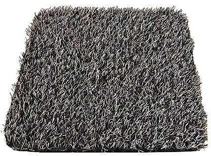 LOOQS Kunstrasen, Grasmatte aus grauem, natürlich realistisch aussehendem Gartenrasen mit hoher Dichte für drinnen und draußen (Size : 2x1.5m)