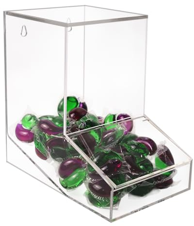 Gnjoyxuan Wäsche Pods Behälter Waschmittel Pods Aufbewahrung spülmaschinentabs Box kaffeepads aufbewahrung Candy Dispenser Wandbefestigung