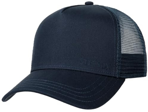 Stetson Brooklin Trucker Cap 6 Panel Uni einfarbig Snapback Damen Herren Frühling Sommer
