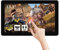 TouchWo Monitor Táctil 13,3 Pulgadas Industrial Capacitivo de Pantalla Táctil, Resolución 1920 x 1080, Altavoces Incorporados Dual, Compatible con HDMI, VGA, USB
