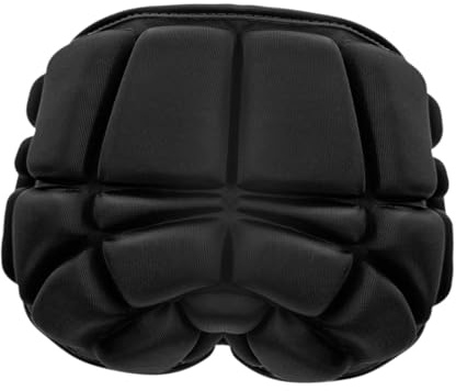 perfk Equipo Protector de esquí, Almohadilla, Resistente al Agua, cómoda, Resistente al Impacto, Protector de coxis, cojín para Snowboard, Patinaje, Negro, Adultos