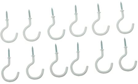 ULTECHNOVO 36pcs Multipurpose Ceiling Hook Hook for Hanging Plants Heavy Duty Easy Install