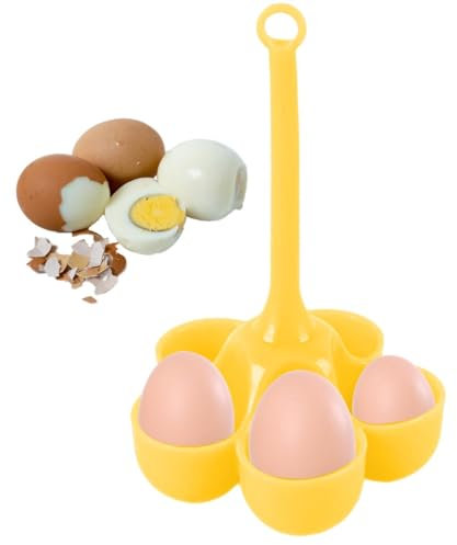 Egg Boiler Holder | Time-saving Silicone Boiled Egg Steamer with 5 Holes - Multipurpose Steamer Egg Cooking Rack for Pressure Cookers