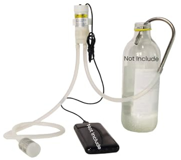 Portable Food Grade USB Electric Pump Auto-Siphon Self Priming for Bottling Brew Wine, Beer, Beverages and Kombucha, Little Silent Water Transfer Pump, 2LPM No Mess Leak with Filter, Silicon Tube
