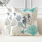 Miuyunya Juego 2 Hogar Fundas Cojines Decorativa Oceano 50 x 50 cm Almohadas Fundas Caballo de Mar Estrella de Mar Azul Cojines Decorativos para Sala de Estar Sofás Jardín Coche