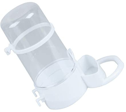 Levemolo Automatic Hamster Feeder Food Bowl Plastic Feeding Dispenser 13x13x15cm Suitable for Hamsters and Hedgehogs for Pet Cages
