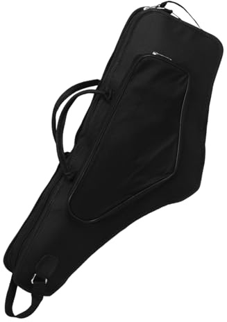 Altsaxophon Tasche Schwarz Stoßfest Leichte Ausführung | Rucksack Multifunktional, Oxford Gewebe mit Schaumstoff, für Musiker als Gigbag Saxophon
