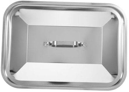 MAGICLULU in Acciaio Inossidabile per Teglia Rettangolare Copertura Multifunzionale per Adatto per Barbecue e Feste